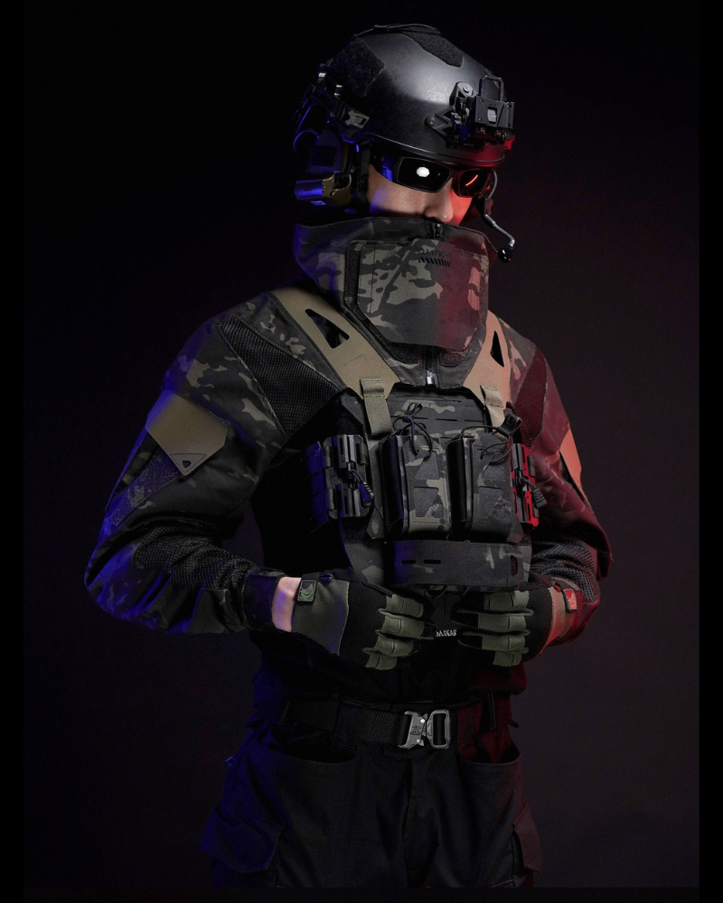Functional Breathable Tactical Combat Jacket & Vest Set
