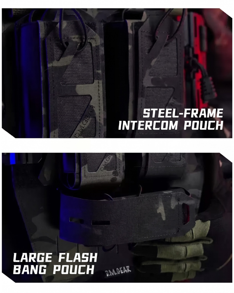 Functional Breathable Tactical Combat Jacket & Vest Set