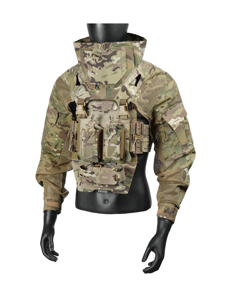 Functional Breathable Tactical Combat Jacket & Vest Set