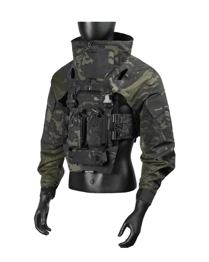 Functional Breathable Tactical Combat Jacket & Vest Set
