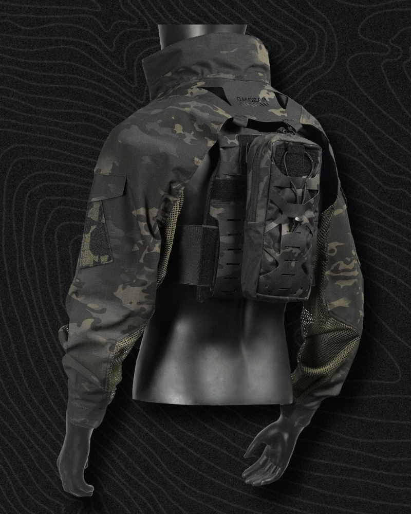 Functional Breathable Tactical Combat Jacket & Vest Set