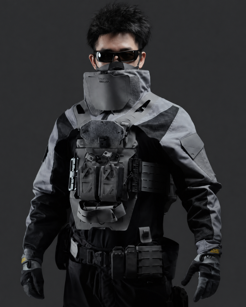 Functional Breathable Tactical Combat Jacket & Vest Set