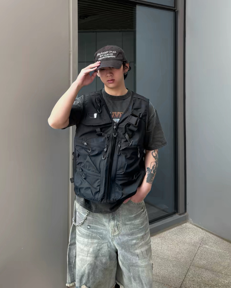 Functional Multi-pocket Men's Outdoor Tactical Vest