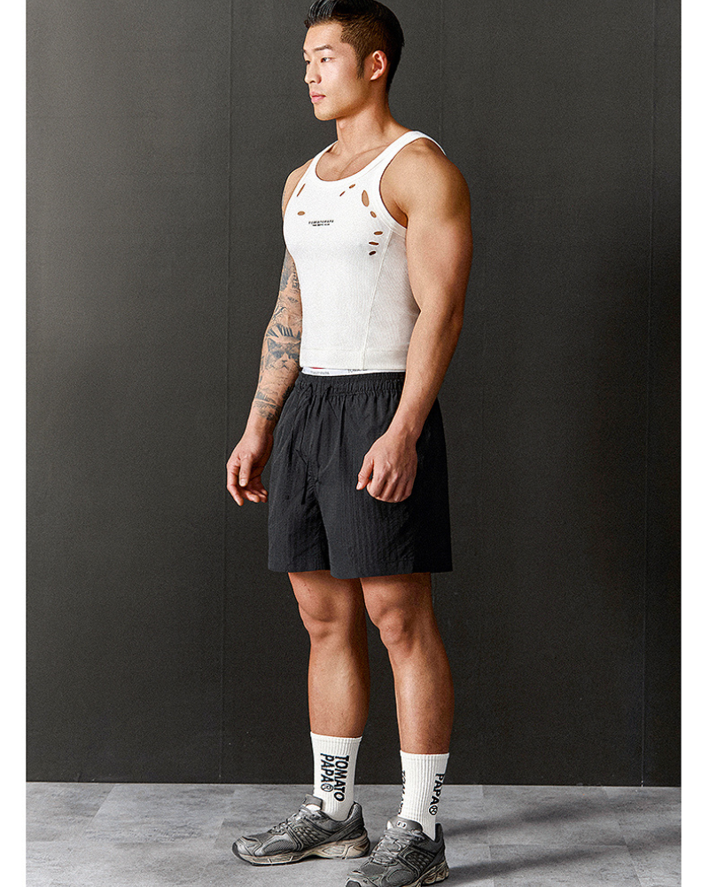Gym Clothing Men's Tank Top Ripped Muscle Shirt