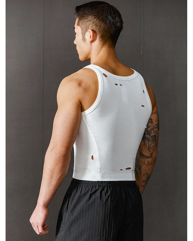 Gym Clothing Men's Tank Top Ripped Muscle Shirt