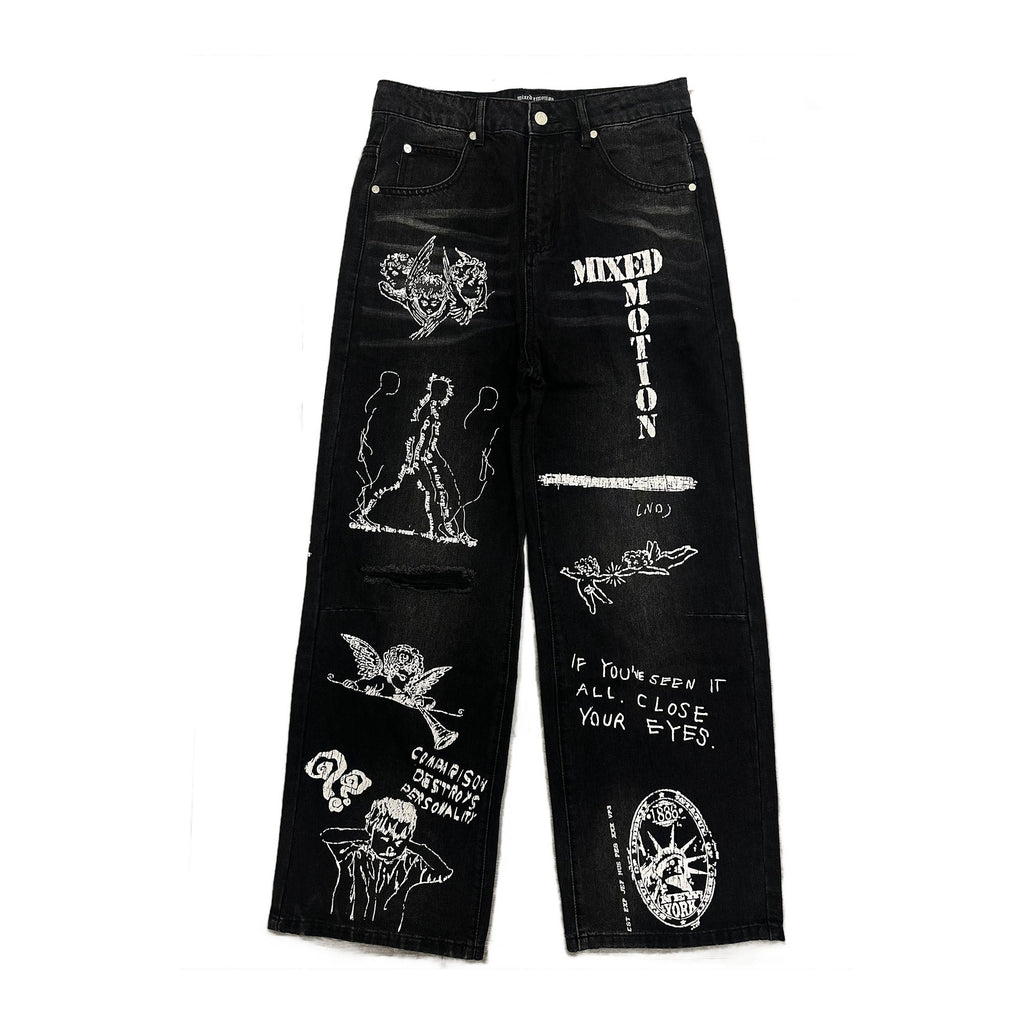 Black “Canvas” Denim