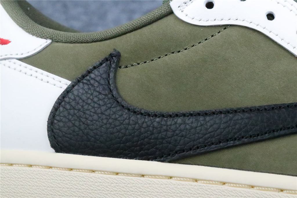 Travis Scott x Air Jordan 1 Retro Low OG SP 'Reverse Olive / Medium Olive' (US Warehouse, No QC)