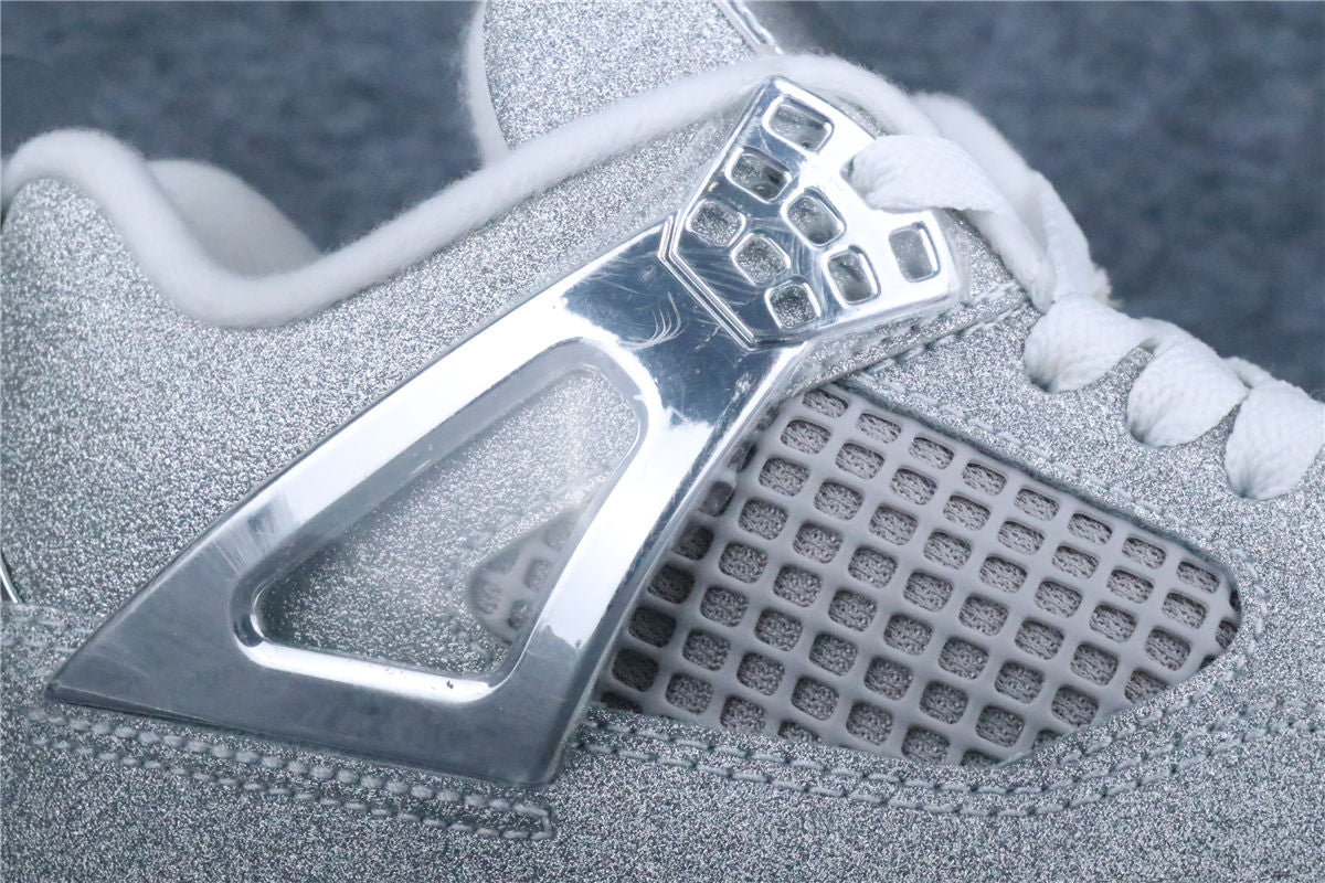 Air Jordan 4 Retro Michael Jackson 'White Glitter Glove'
