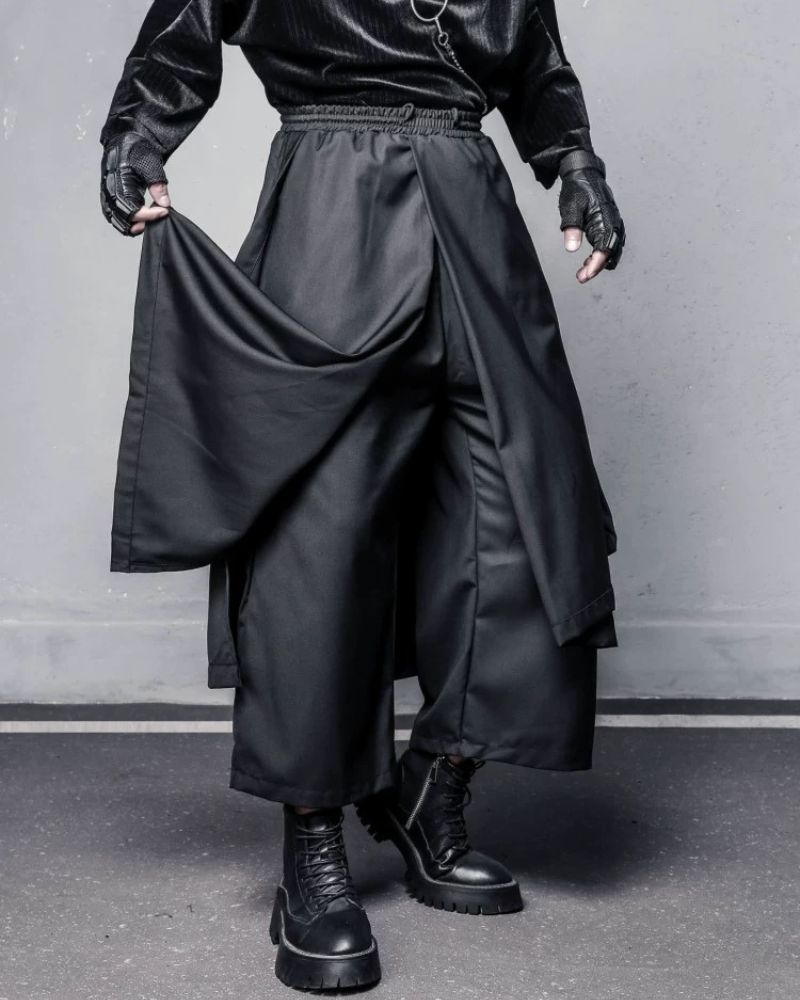 Janpanese Samurai False Two-Piece Hakama Pants