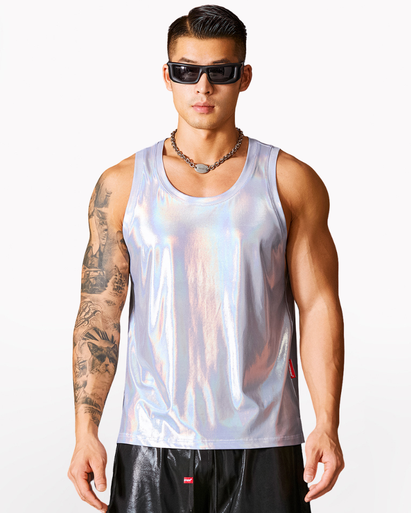 Men's Tank Top High Elastic Soft Sports Muscle Shirt