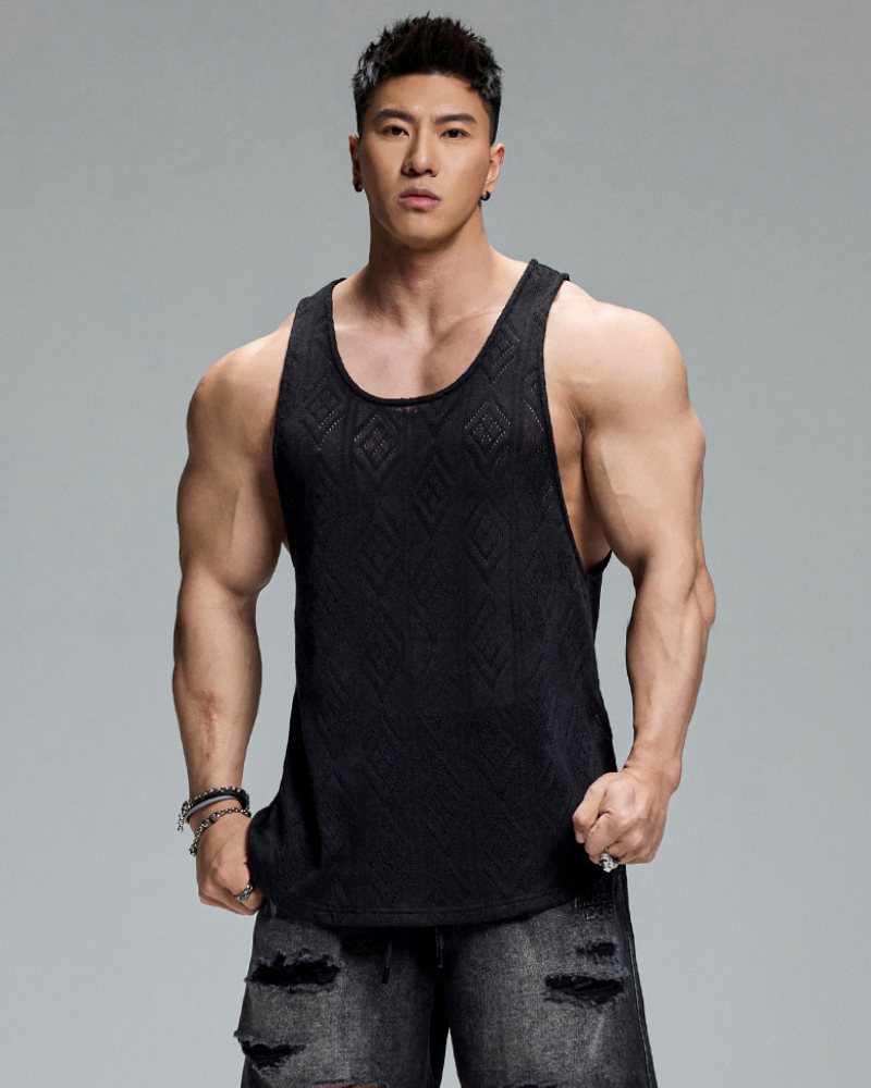 Men's Tank Top Sports Breathable Muscle Shirt