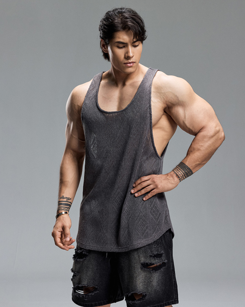 Men's Tank Top Sports Breathable Muscle Shirt