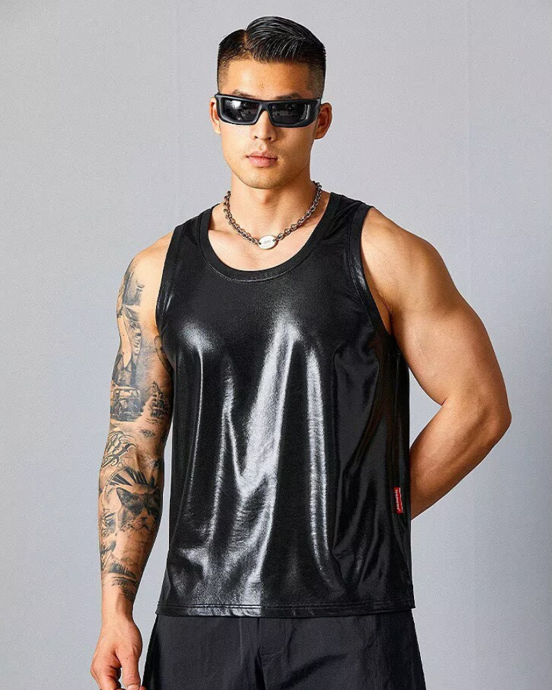 Men's Tank Top High Elastic Soft Sports Muscle Shirt