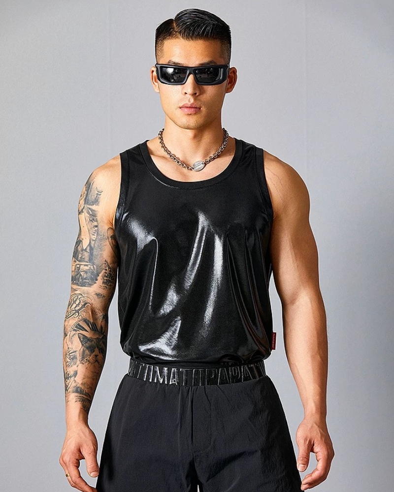 Men's Tank Top High Elastic Soft Sports Muscle Shirt