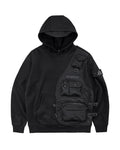 Techwear Fake Two Vest Tactical Hoodie