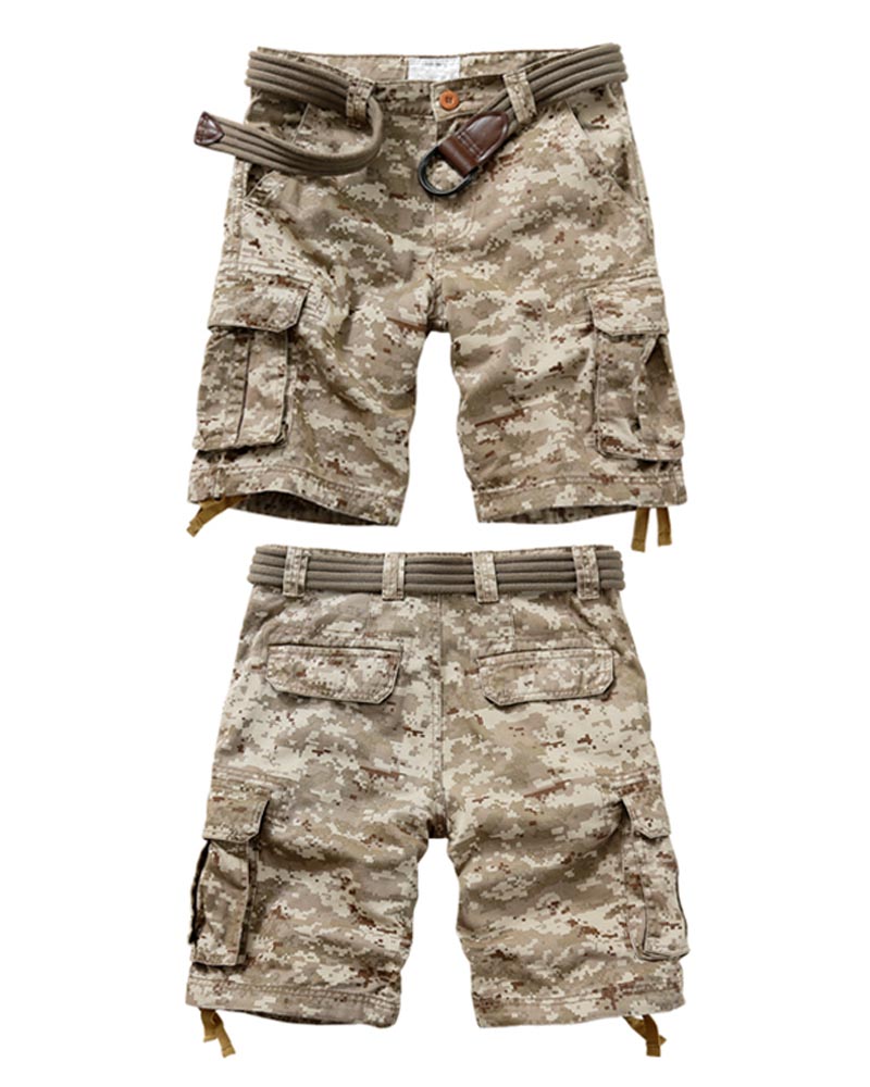 Outdoor Multi-Pocket Tactical Camo Jorts