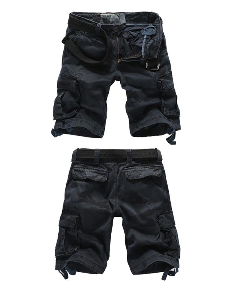 Outdoor Multi-Pocket Tactical Camo Jorts