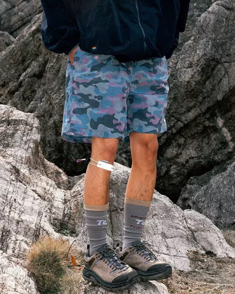 Outdoor Leopard Camo Cycling Hiking Shorts
