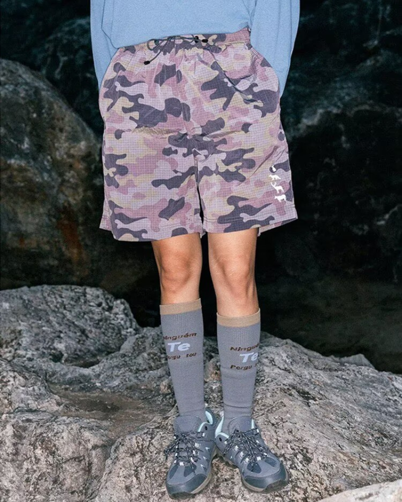 Outdoor Leopard Camo Cycling Hiking Shorts