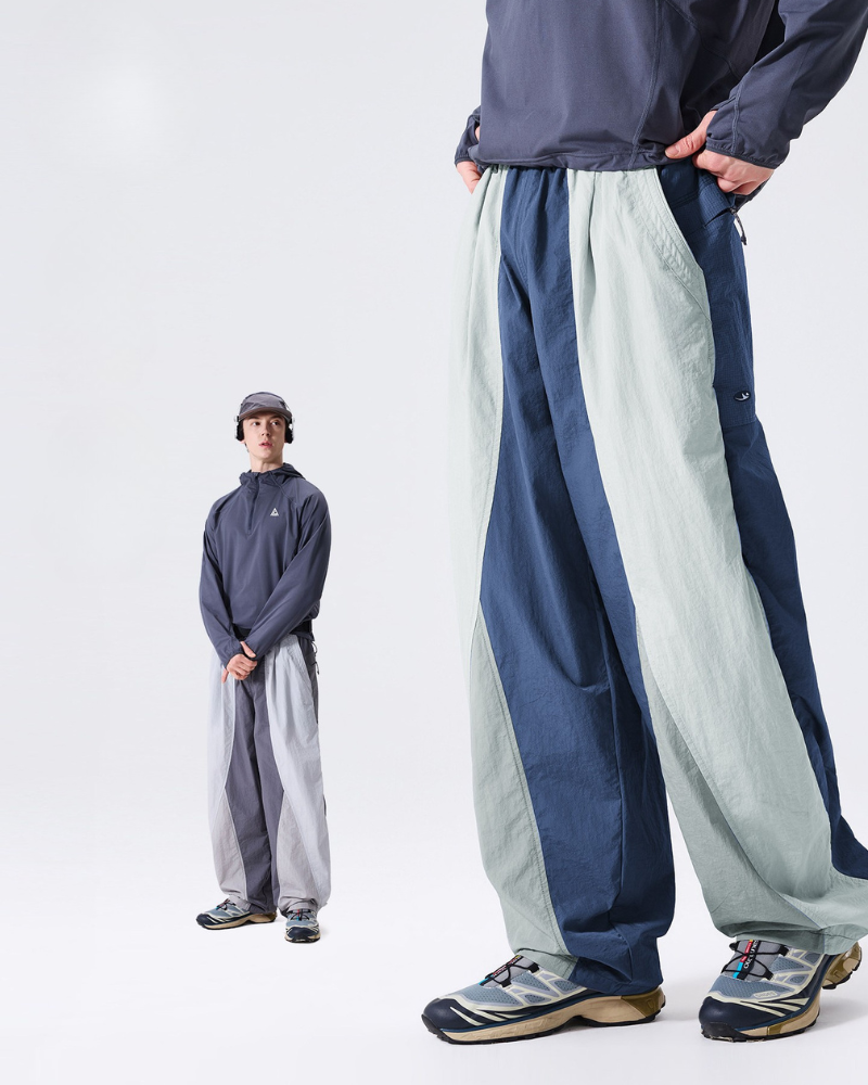Outdoor Mountain Style Loose Fit Sports Hiking Pants