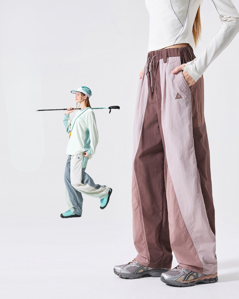 Outdoor Mountain Style Loose Fit Sports Hiking Pants
