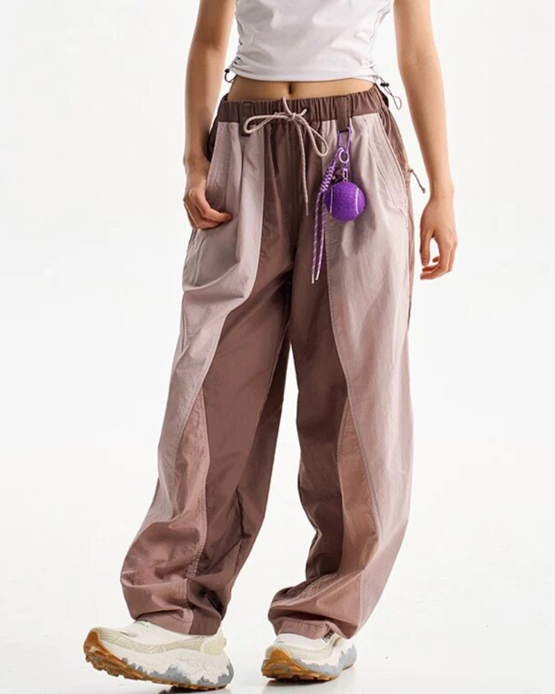 Outdoor Mountain Style Loose Fit Sports Hiking Pants