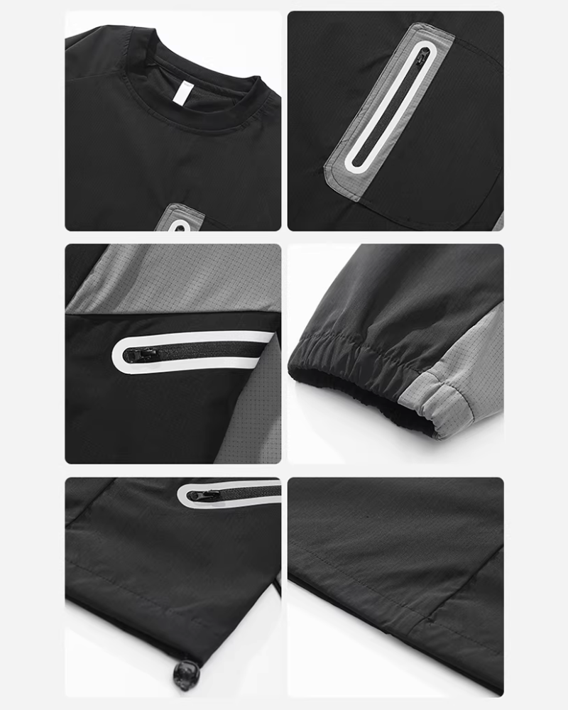 Outdoor Unisex Water-Resistant Technical Pullover Sweatshirt