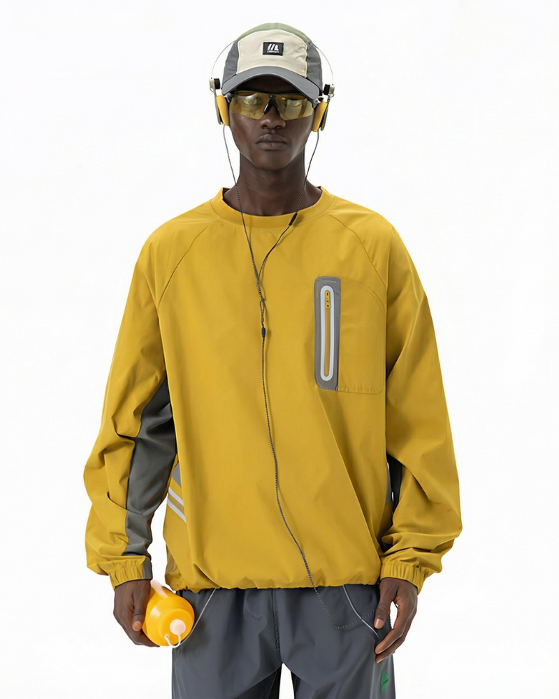 Outdoor Unisex Water-Resistant Technical Pullover Sweatshirt