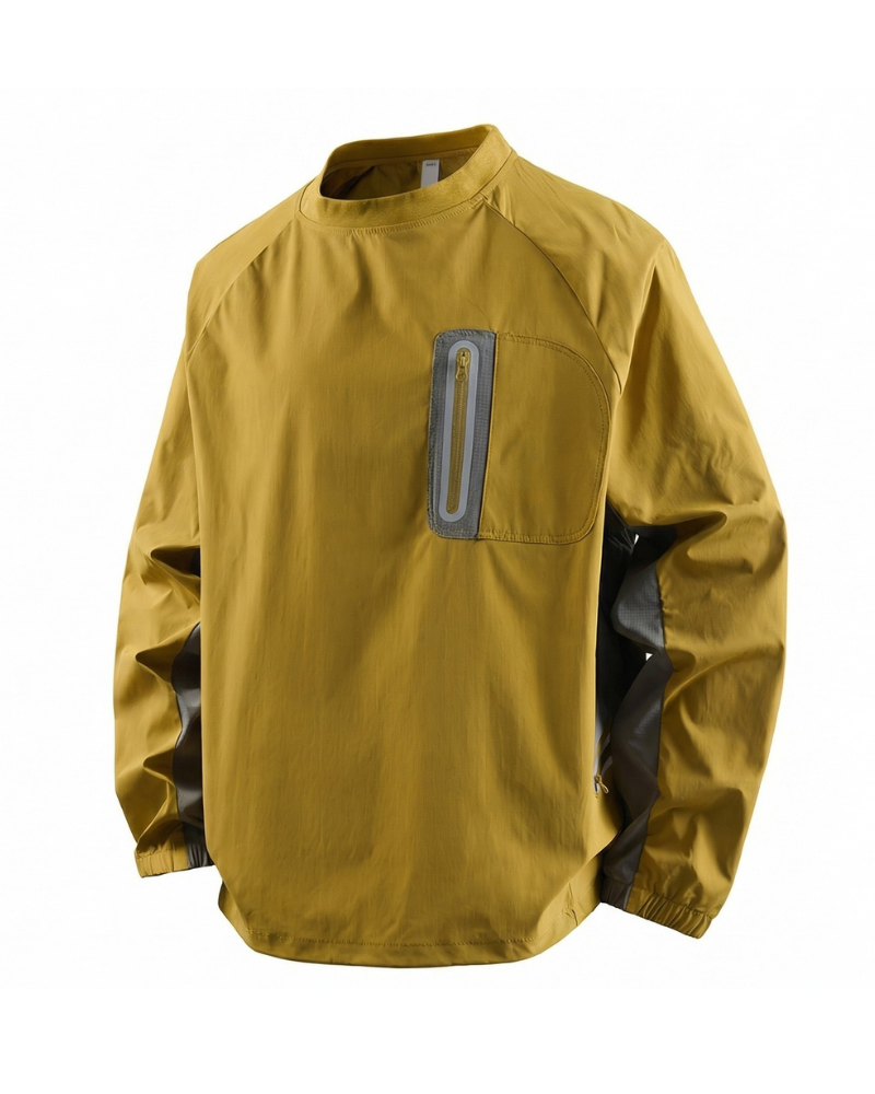 Outdoor Unisex Water-Resistant Technical Pullover Sweatshirt