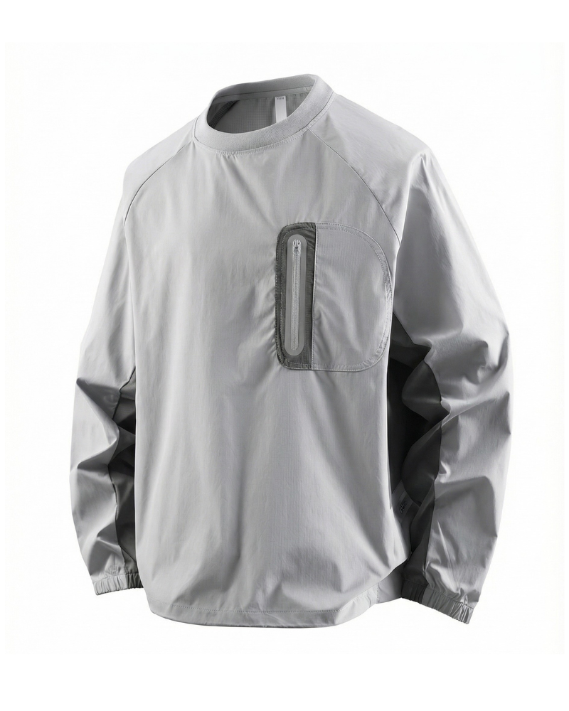 Outdoor Unisex Water-Resistant Technical Pullover Sweatshirt