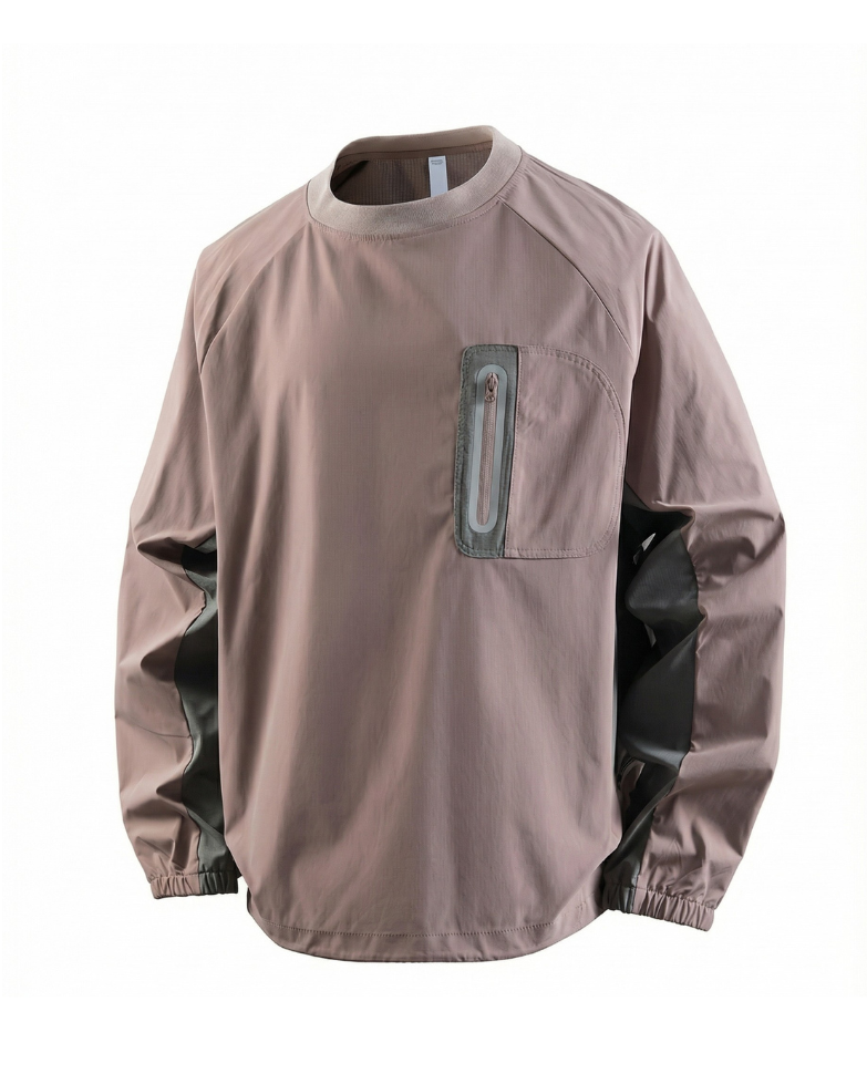Outdoor Unisex Water-Resistant Technical Pullover Sweatshirt