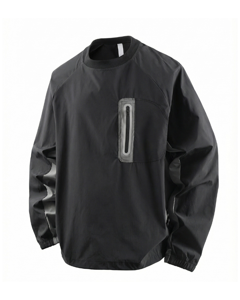 Outdoor Unisex Water-Resistant Technical Pullover Sweatshirt