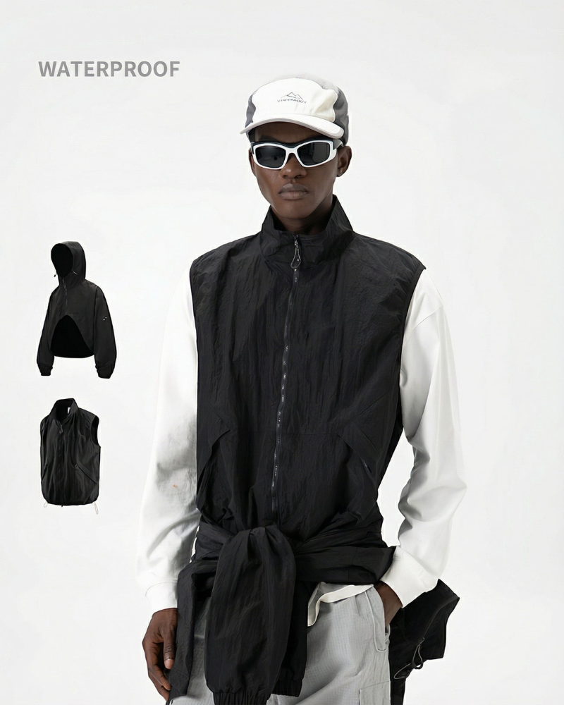 Outdoor Unisex Water-Repellent 2-in-1 Modular Jacket