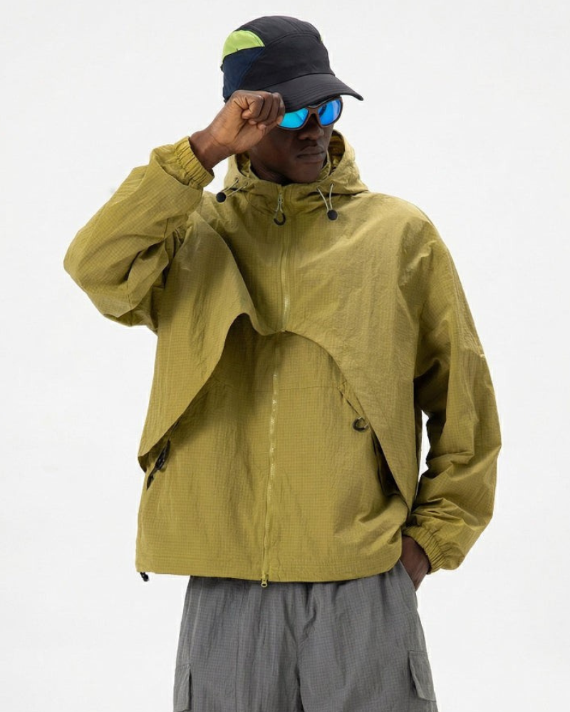 Outdoor Unisex Water-Repellent 2-in-1 Modular Jacket