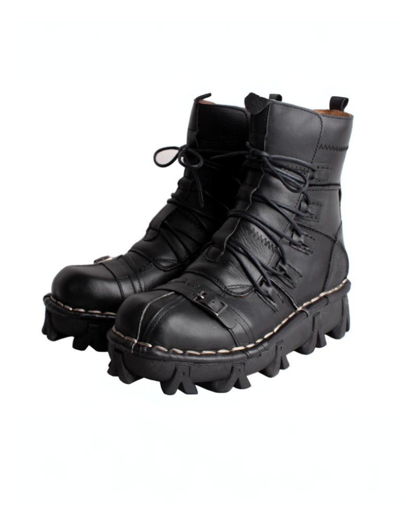 Techwear Punk Style Unisex Motorcycle Riding Boots