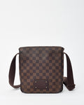 Louis Vuitton Brown Damier Ebene Coated Canvas Brooklyn PM Crossbody Bag