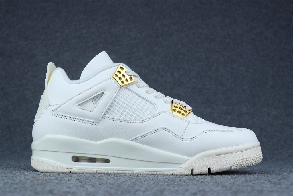 Wmns Air Jordan 4 Retro 'Metallic Gold'
