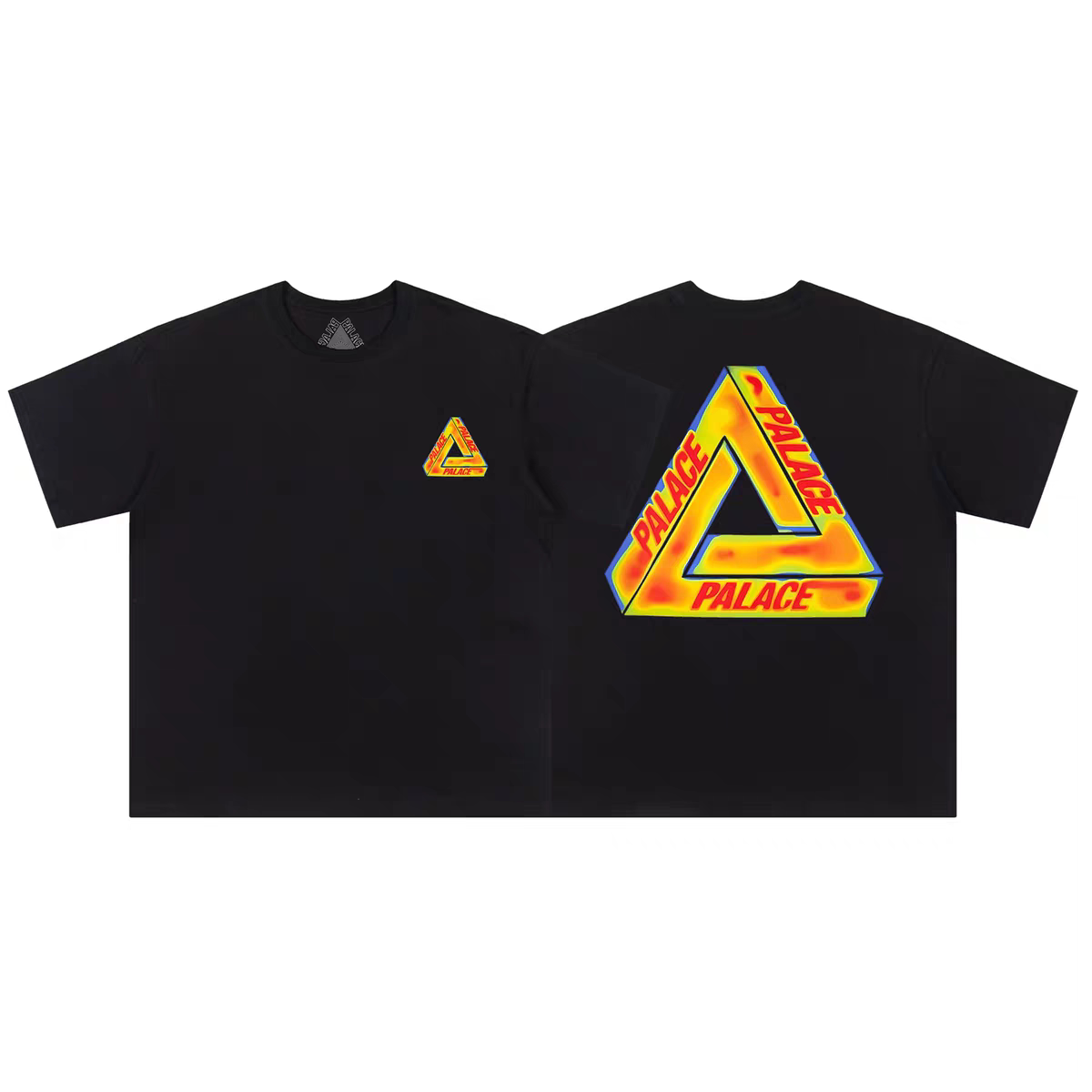 RALACE Triangle Graphic T-Shirt – Black