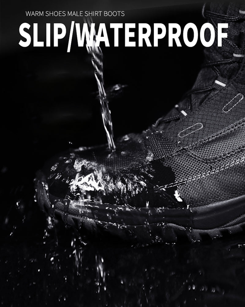 Ski Wear Waterproof Slip-resistant Snow Boots -Men's