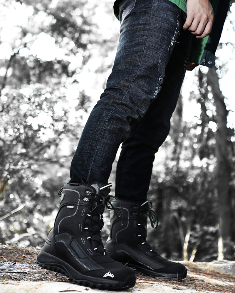 Ski Wear Waterproof Slip-resistant Snow Boots -Men's