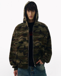 Street Style Couple's Camouflage Hoodie Jacket