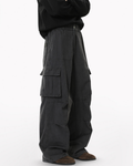 Street American Multi-pocket Washed Cargo Pants