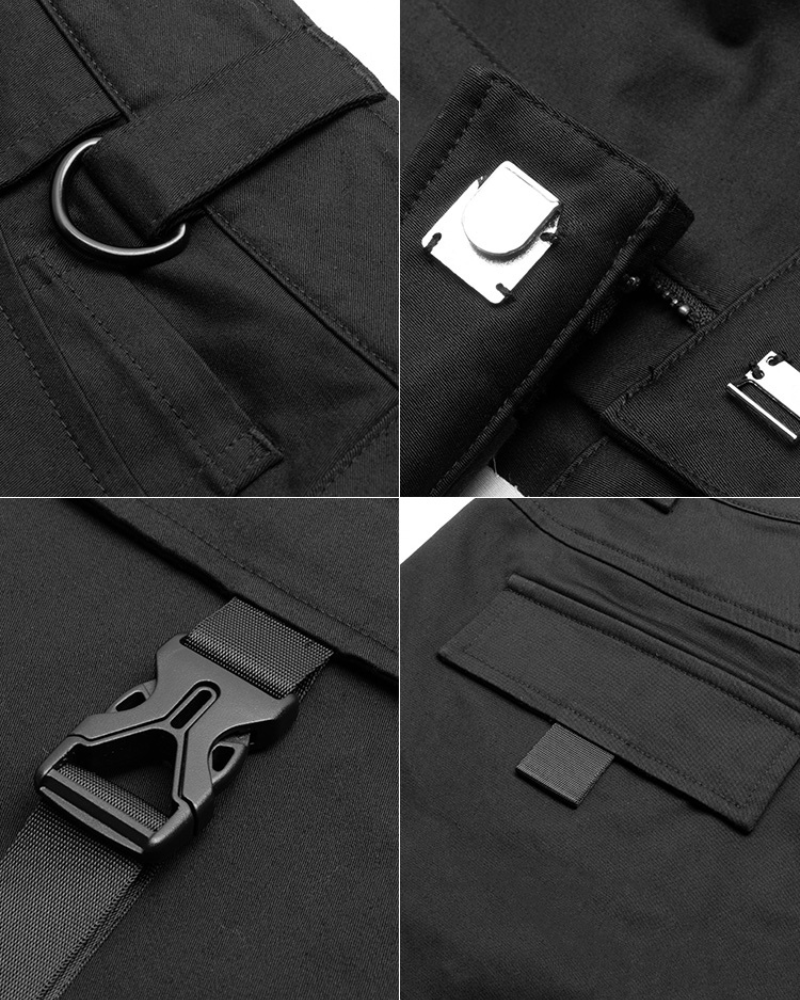 Techwear Ribbon Women's Cargo Shorts