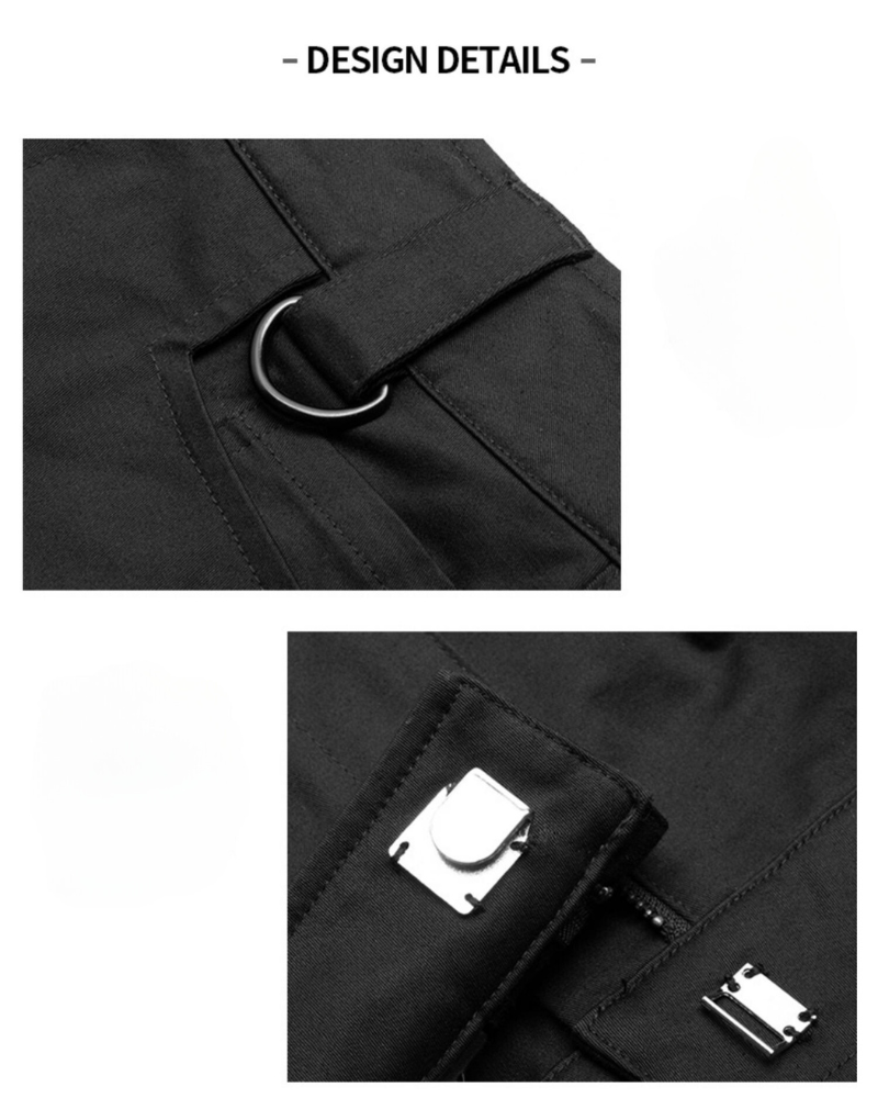 Techwear Ribbon Women's Cargo Shorts
