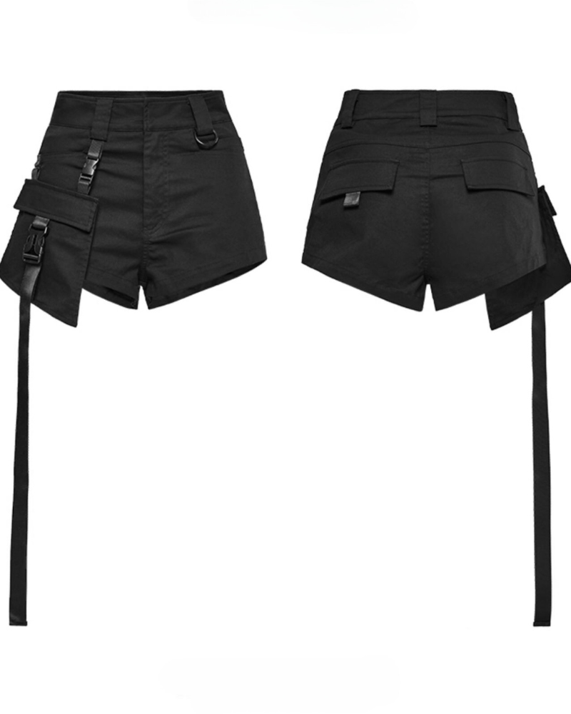 Techwear Ribbon Women's Cargo Shorts