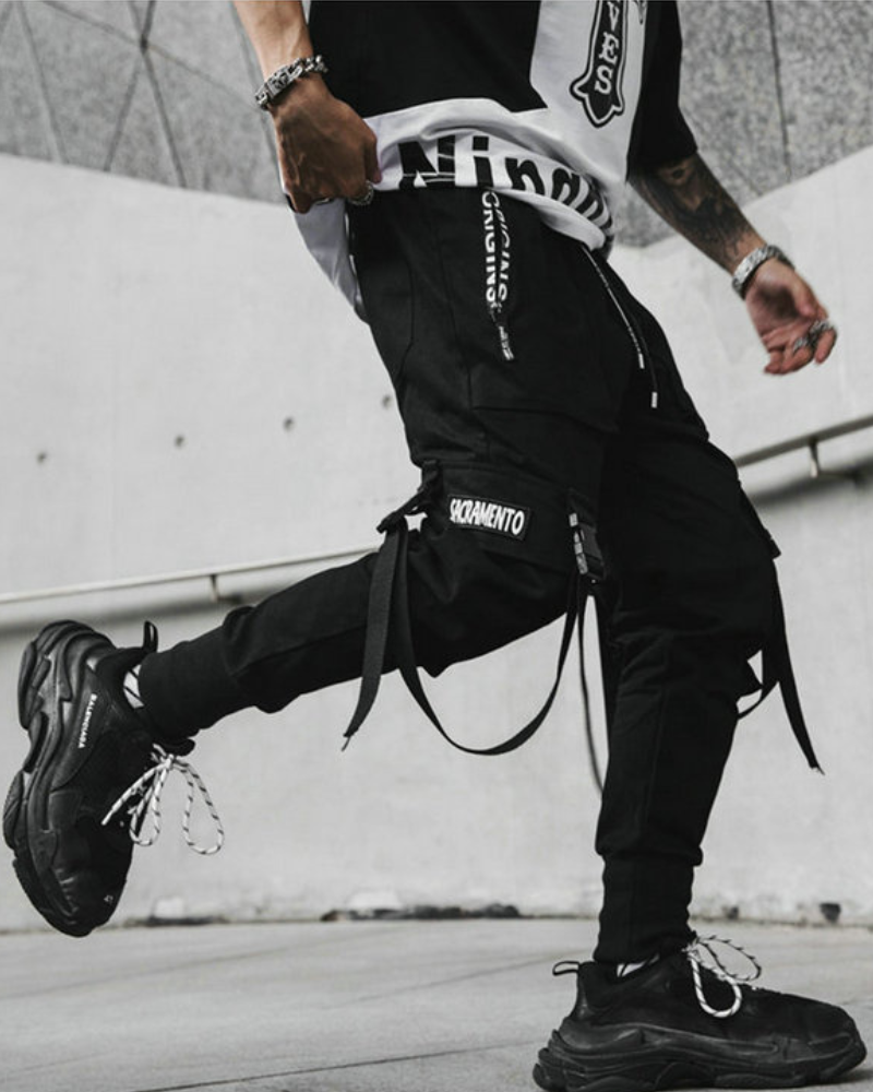 Streetwear Slim Fit Cargo Pants