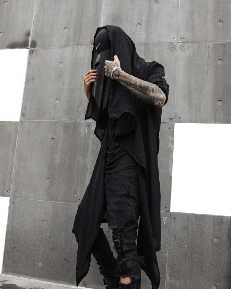Streetwear Thin Shawl Shirt Sun Protection Long Coat