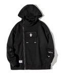 Techwear Cardigan Unisex Zip Up Hoodie
