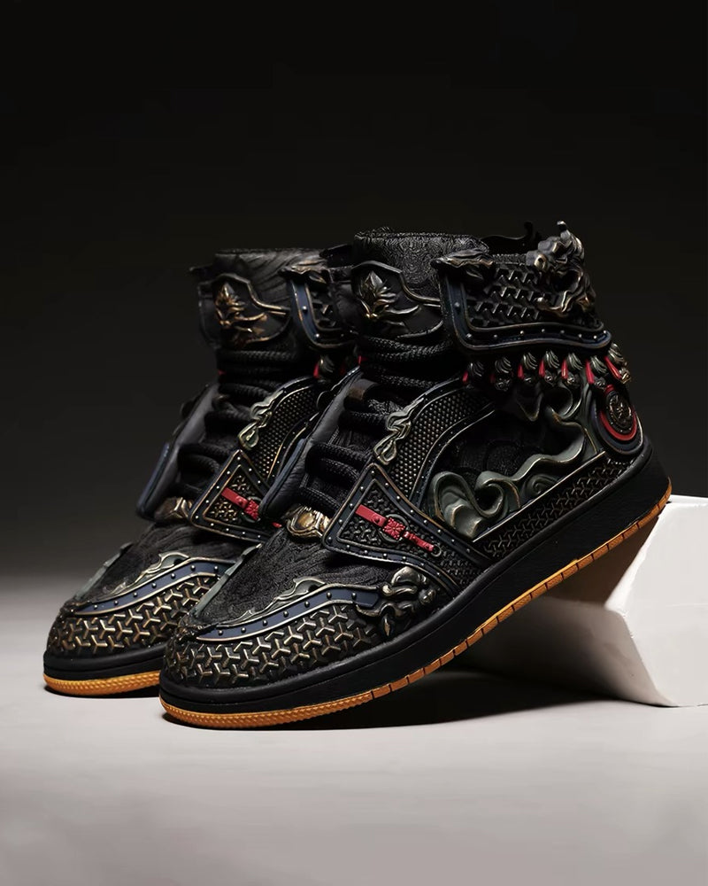 Techwear Armor High-Top Sneakers