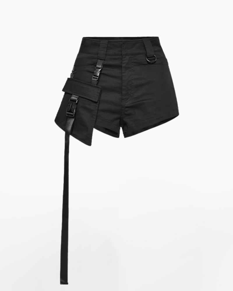 Techwear Ribbon Women's Cargo Shorts